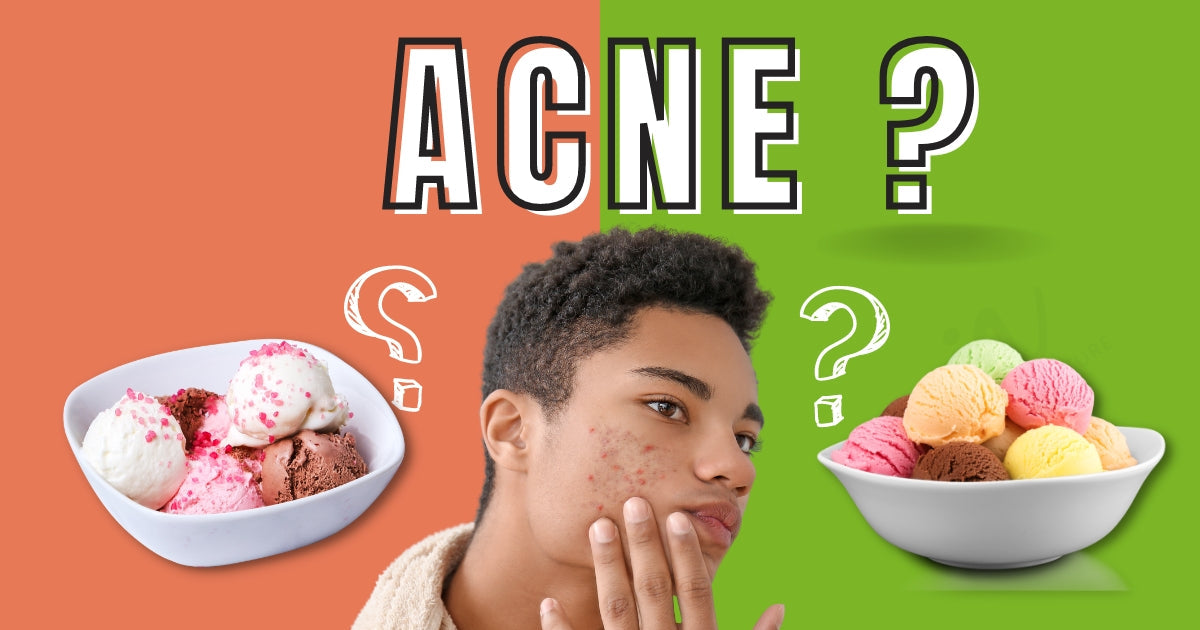 Does Ice Cream cause Acne?