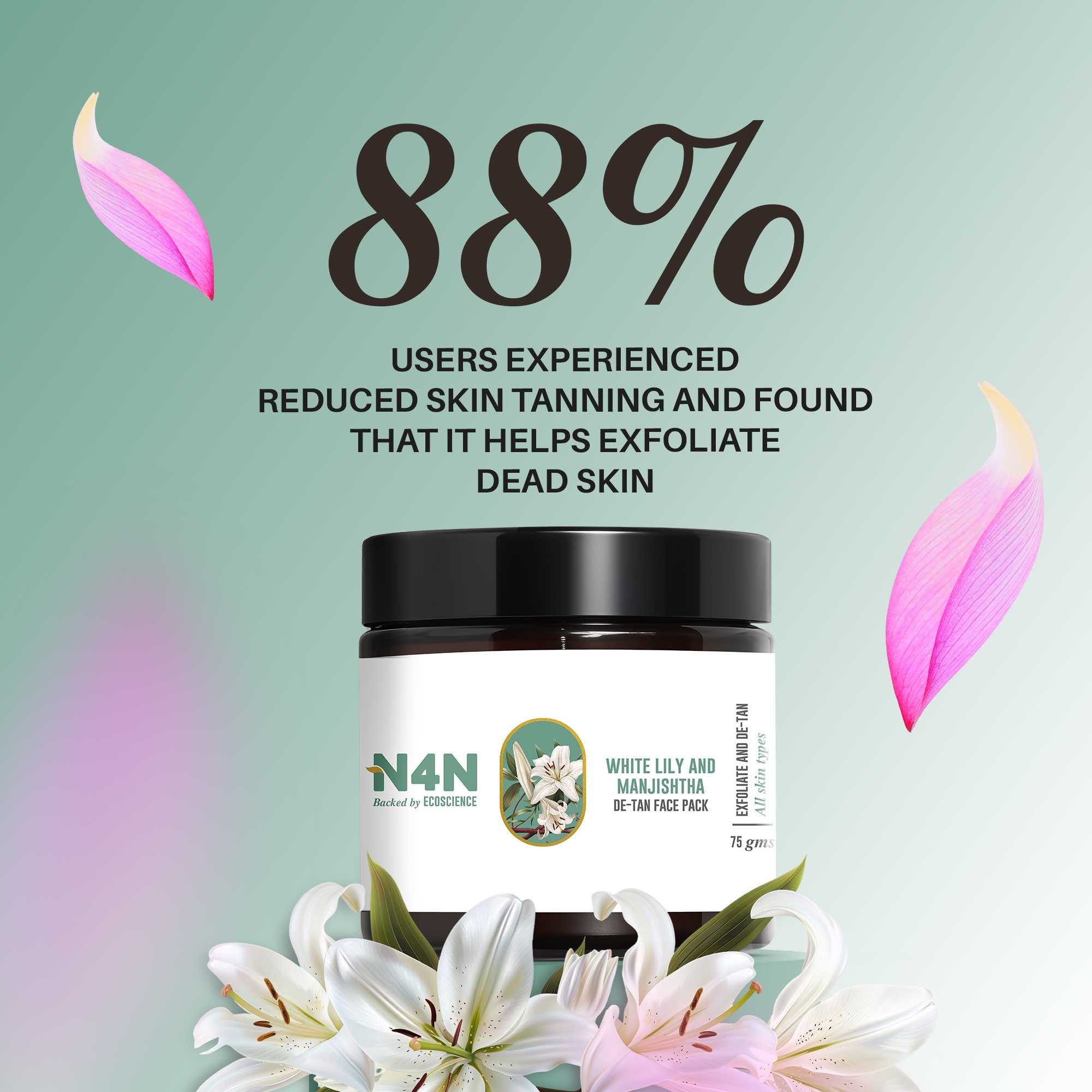 Detan Face Pack with Herbal Extracts for Glowing Skin