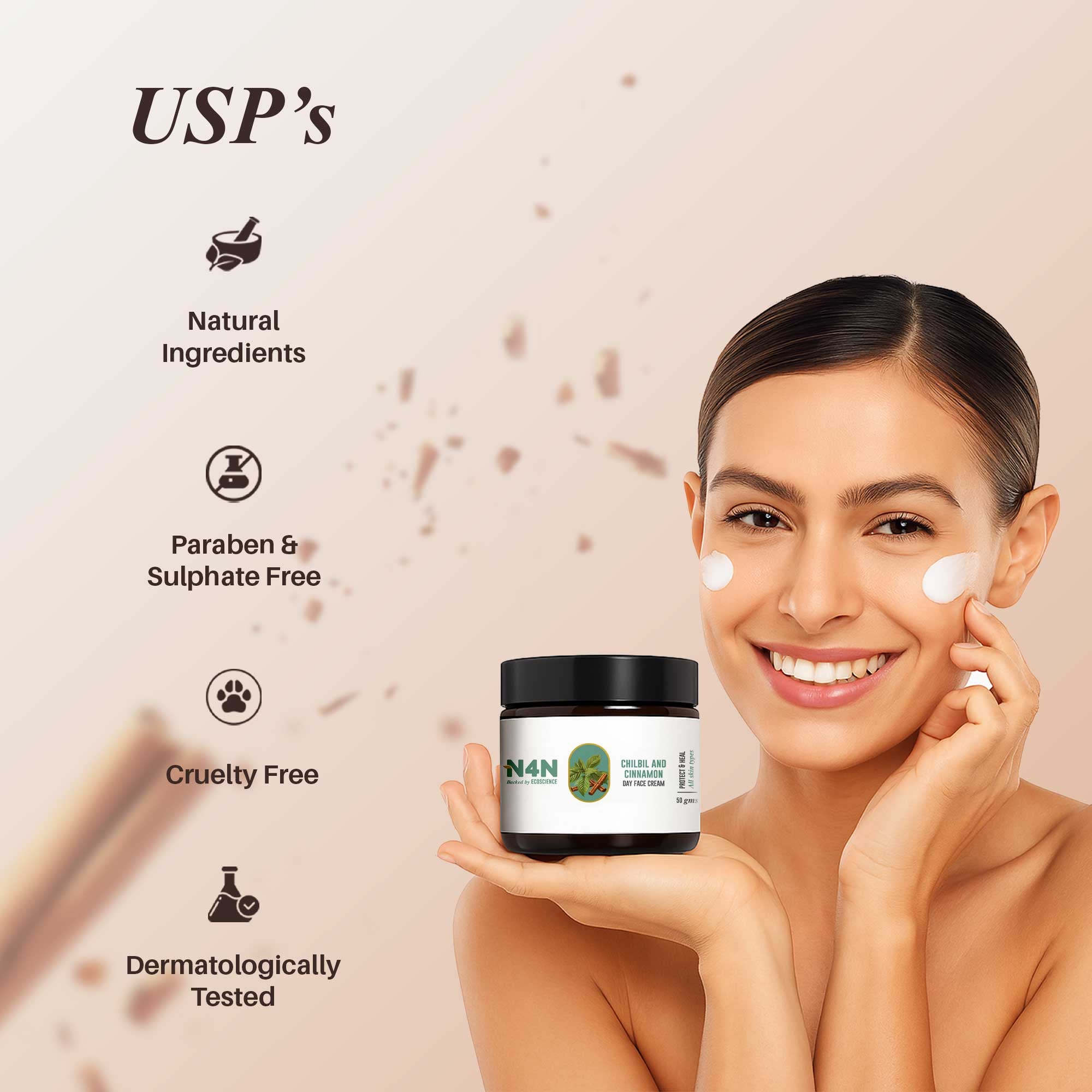 Day Face Cream with Hydration and Skin Protection