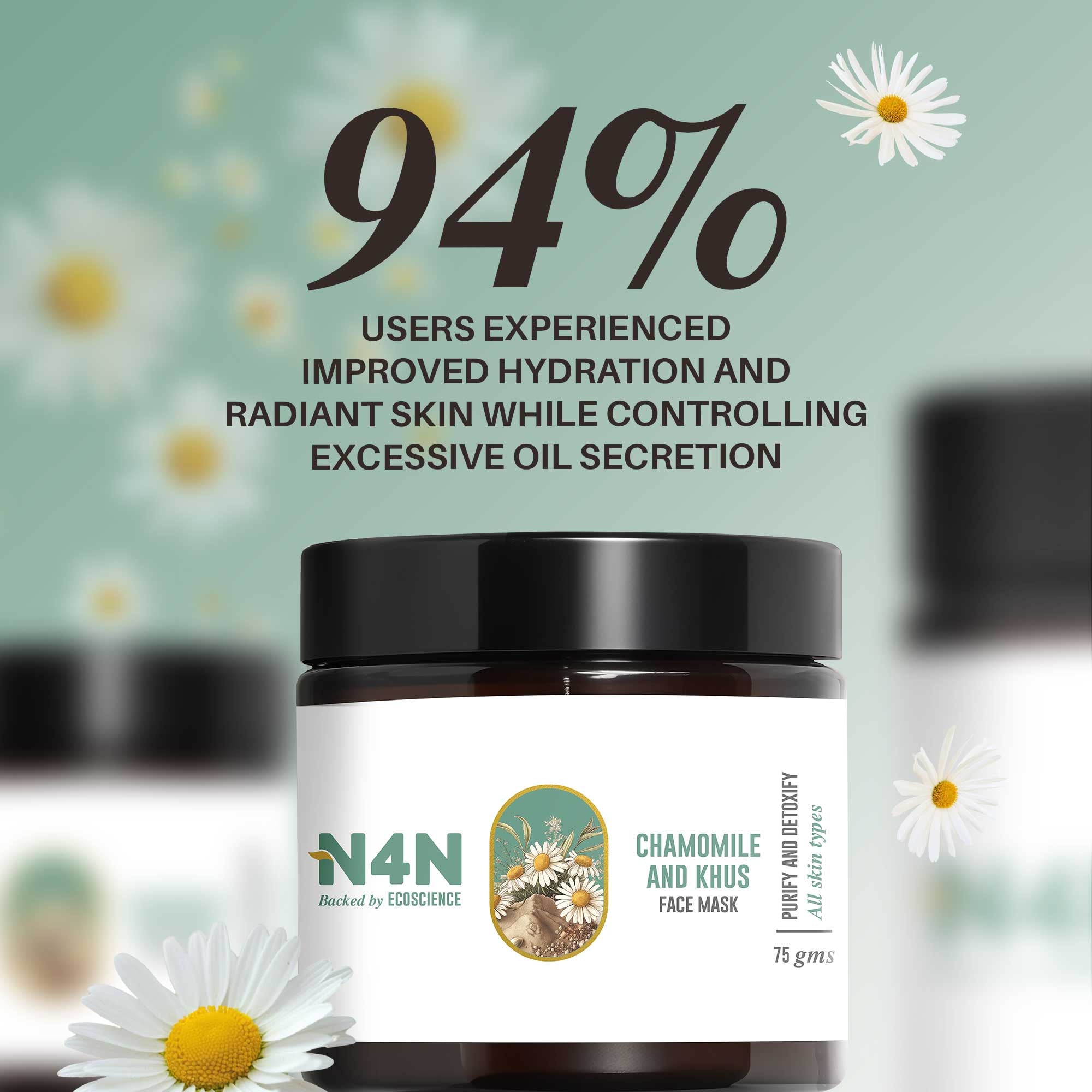 Skin Brightening Face Mask with Botanical Ingredients