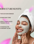 Detan Face Pack with Herbal Extracts for Glowing Skin