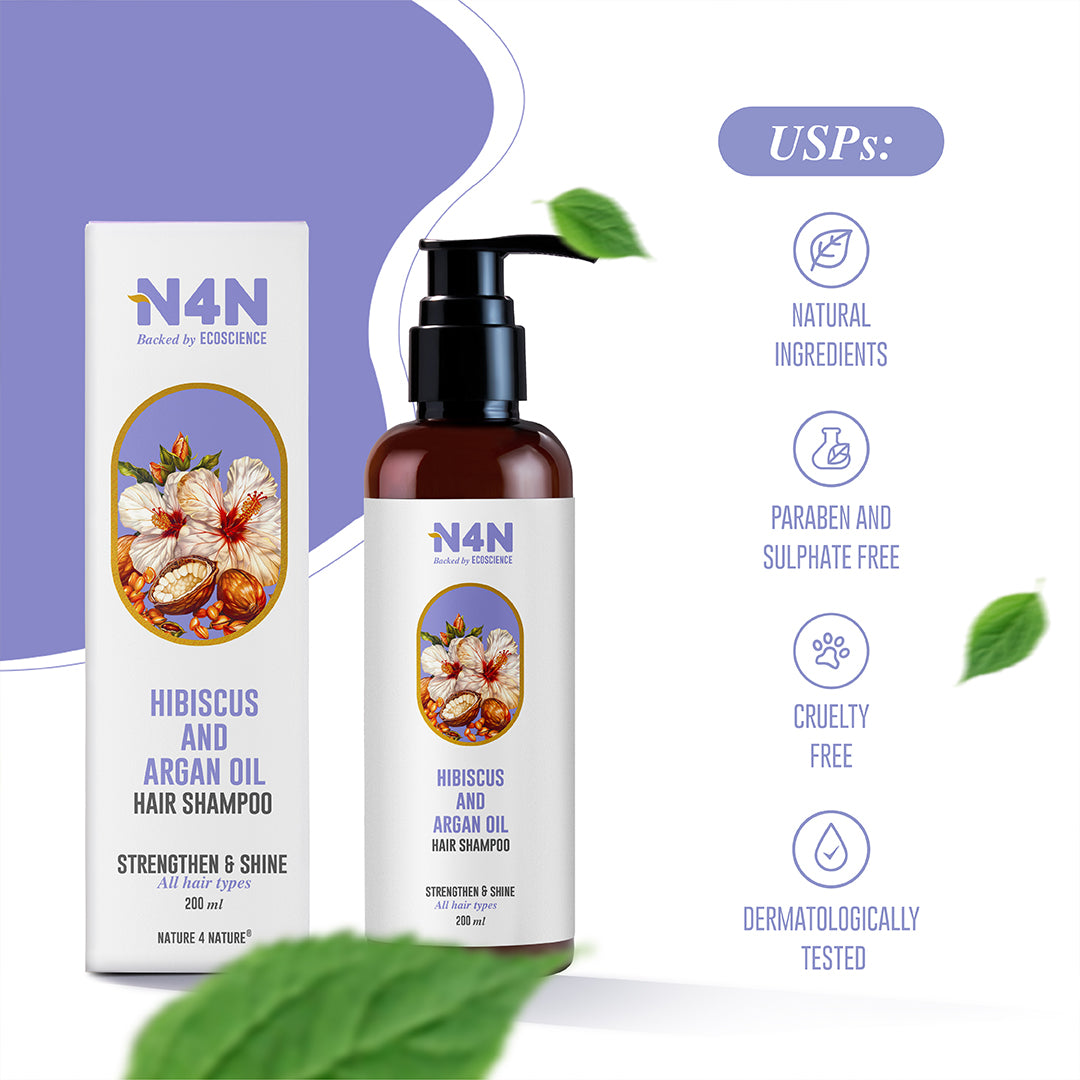 Anti Hair Fall Shampoo with Natural Extracts for Hair Care