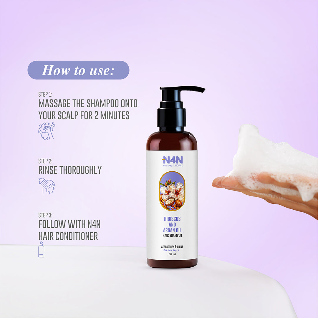 Anti Hair Fall Shampoo with Natural Extracts for Hair Care