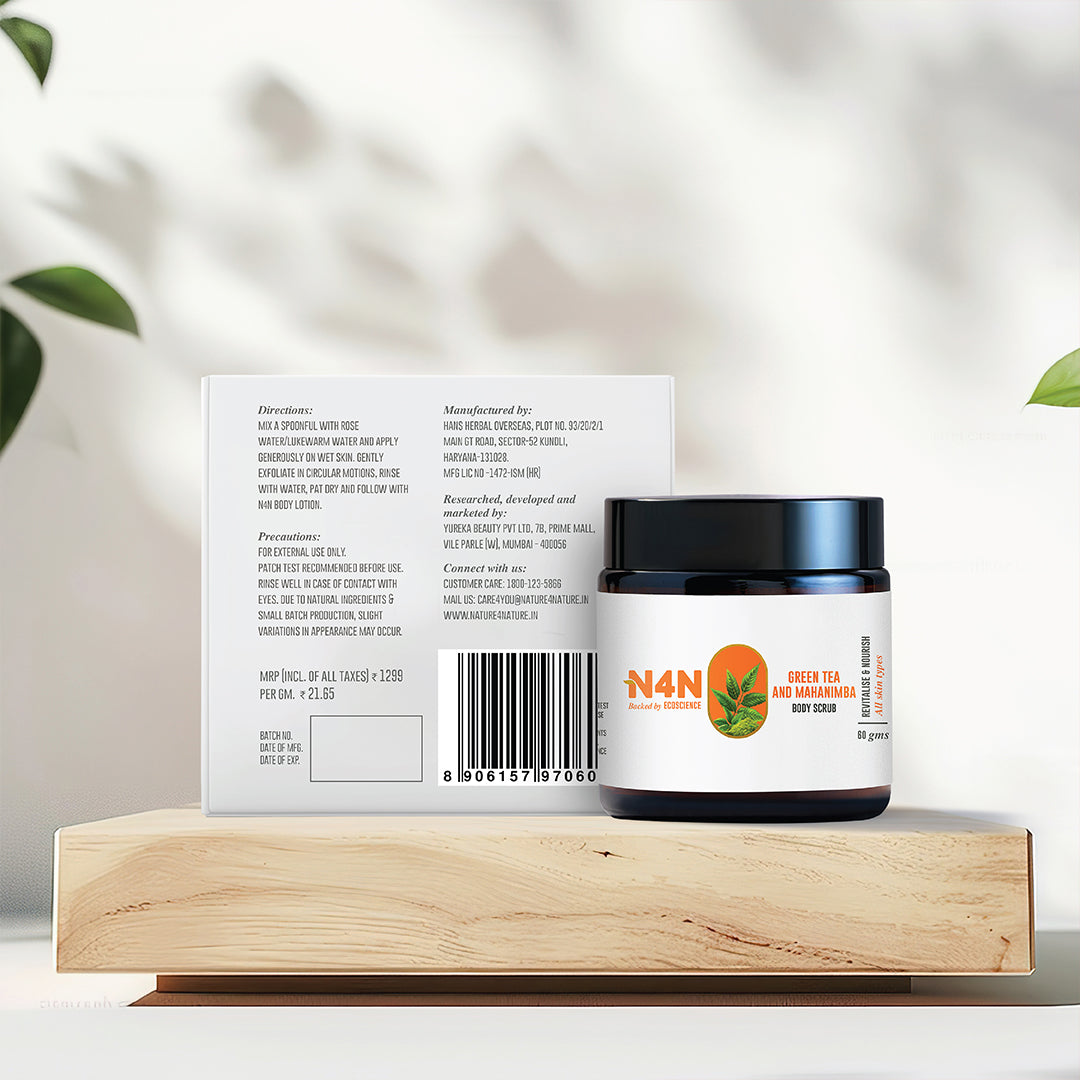 Natural Body Scrub for Gentle Exfoliation and Smooth Skin