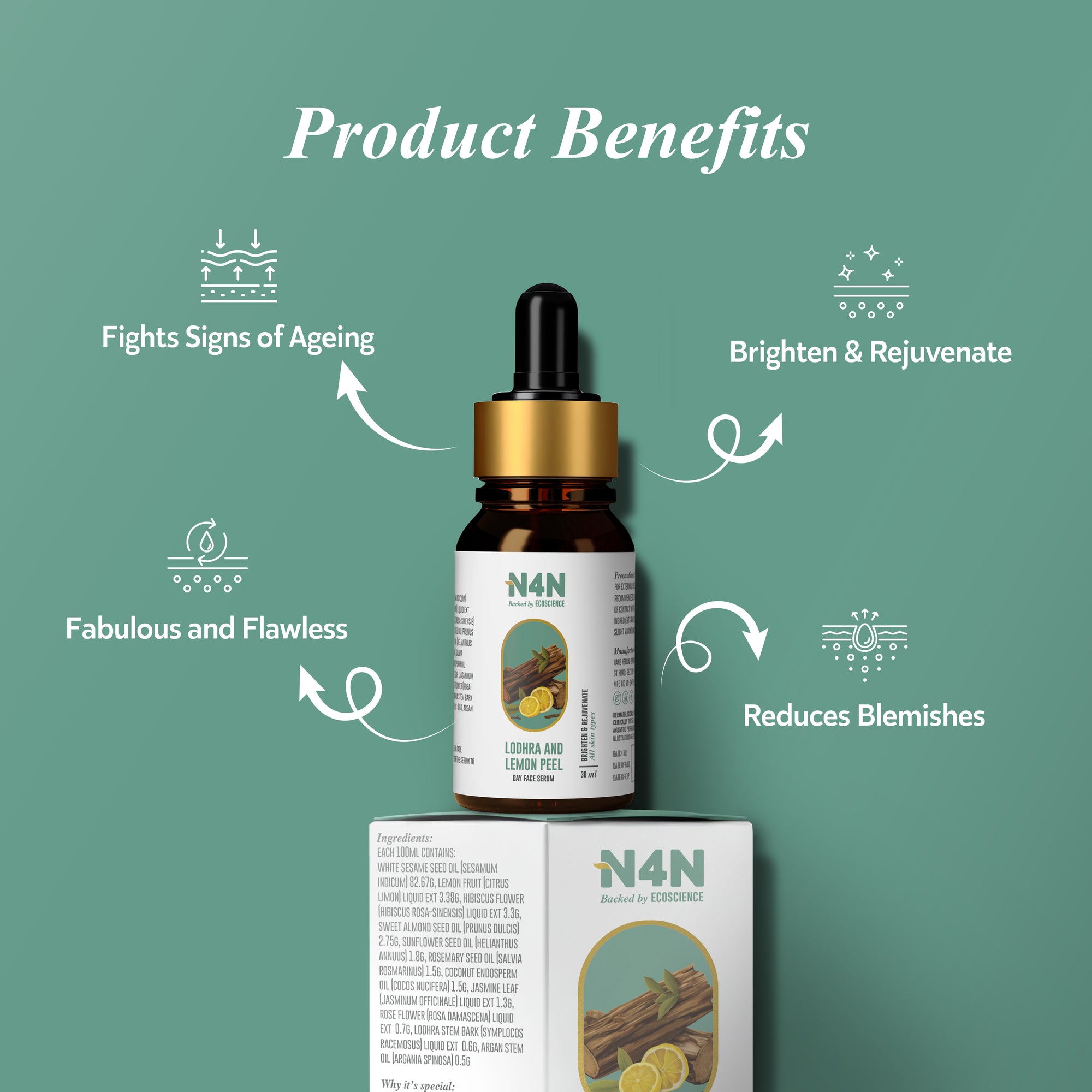 Day Brightening Face Serum with Natural Ingredients