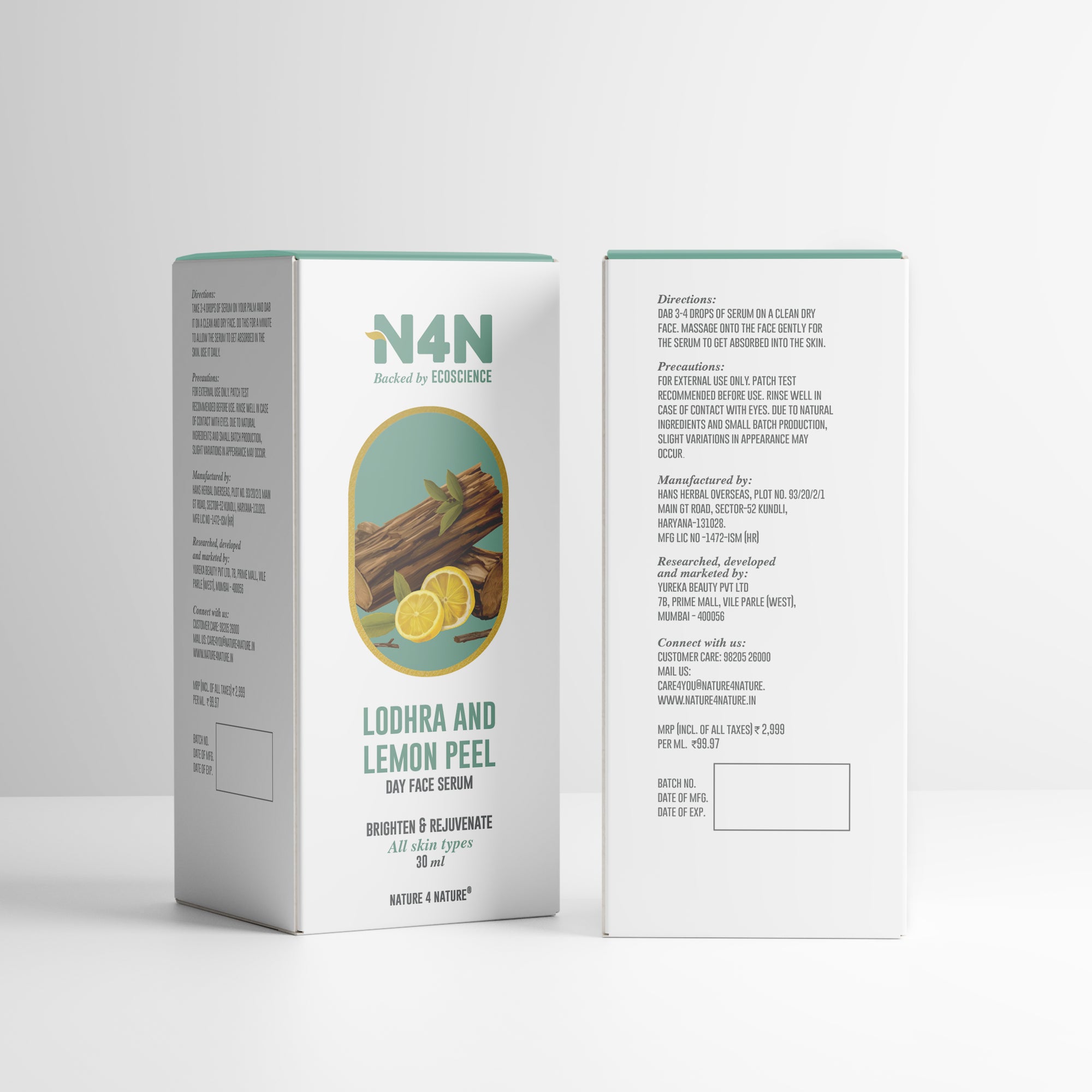 Day Brightening Face Serum with Natural Ingredients