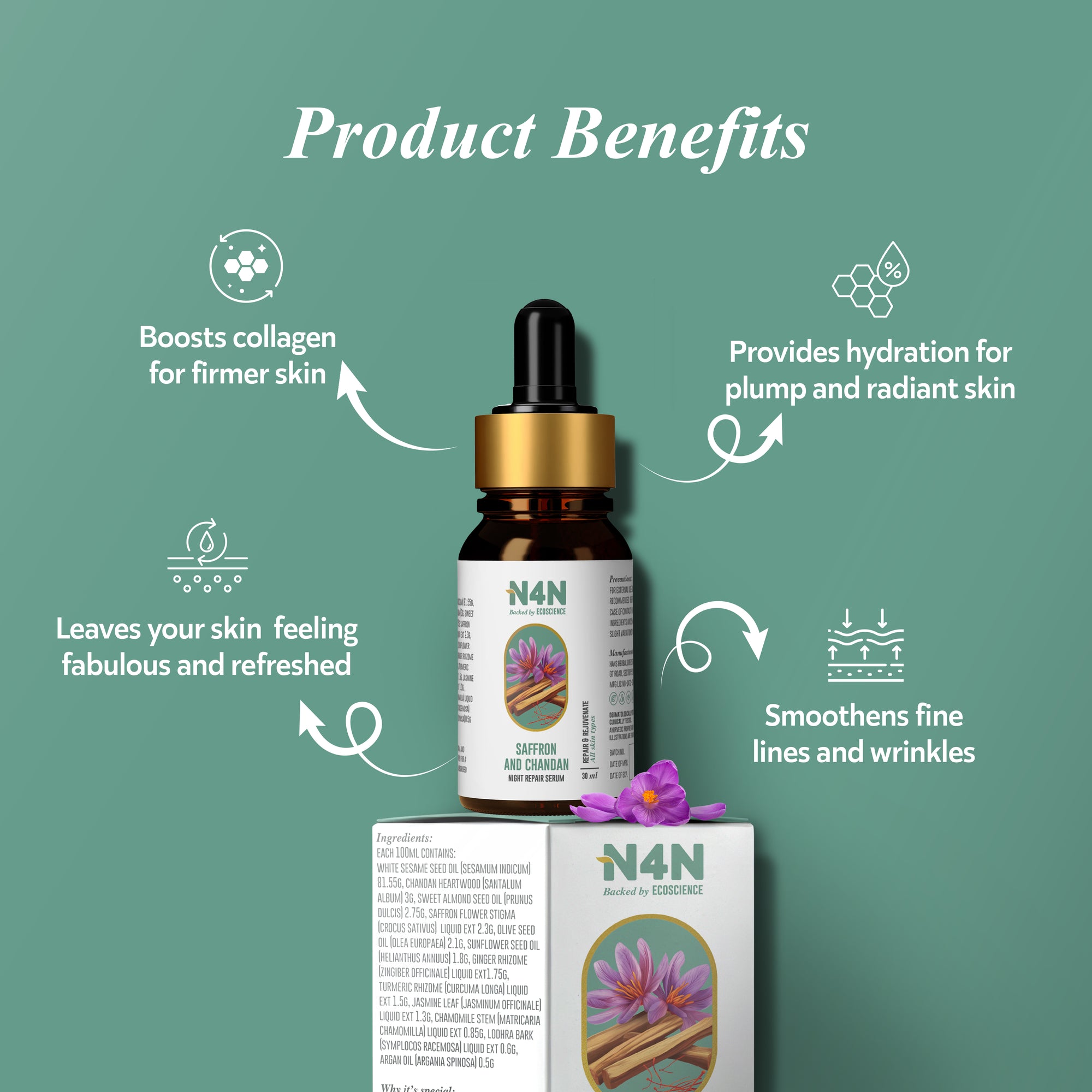 Night Repair Face Serum with Hydration and Renewal