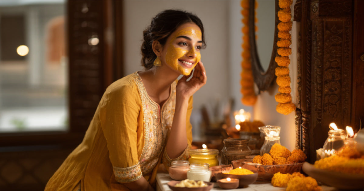Skincare hacks for diwali