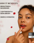Brightening Lip Balm with Natural Oils and SPF Care
