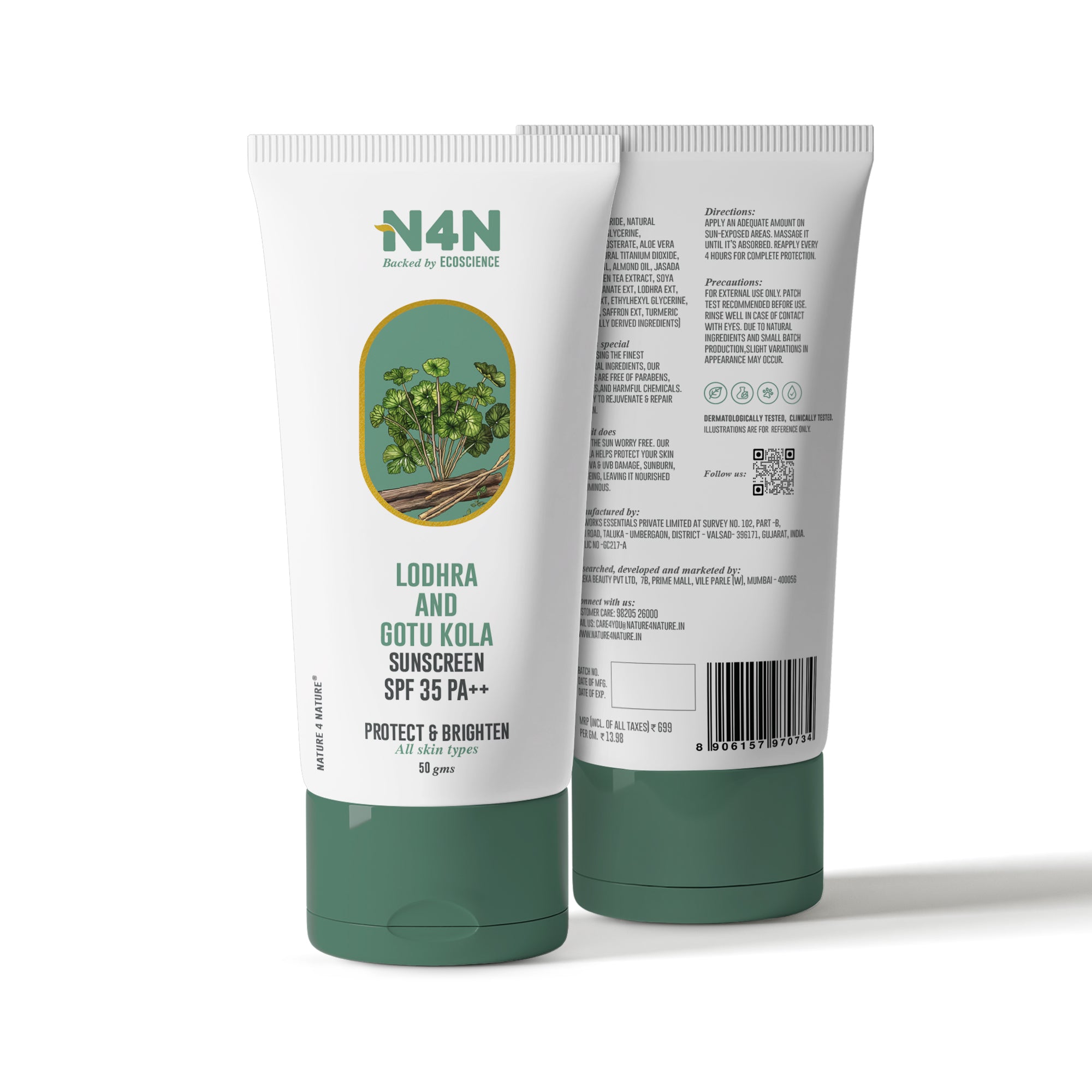 Sunscreen SPF 35 PA+++ for Broad Spectrum Protection